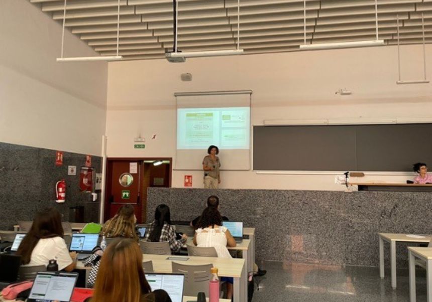 Moment durant la sessió